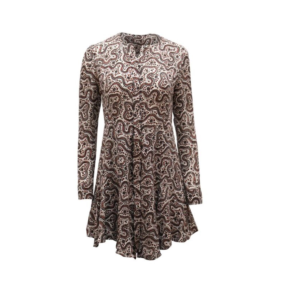 ALC Randi Paisley Print Mini Dress in Multicolor Polyester